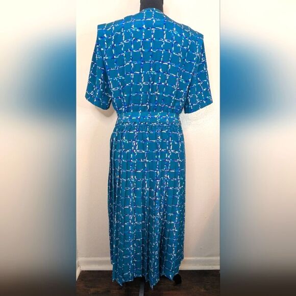 VTG Leslie Fay Feminine 80s 90s Modern Matriarch Maximalist 12P - Picture 5 of 8